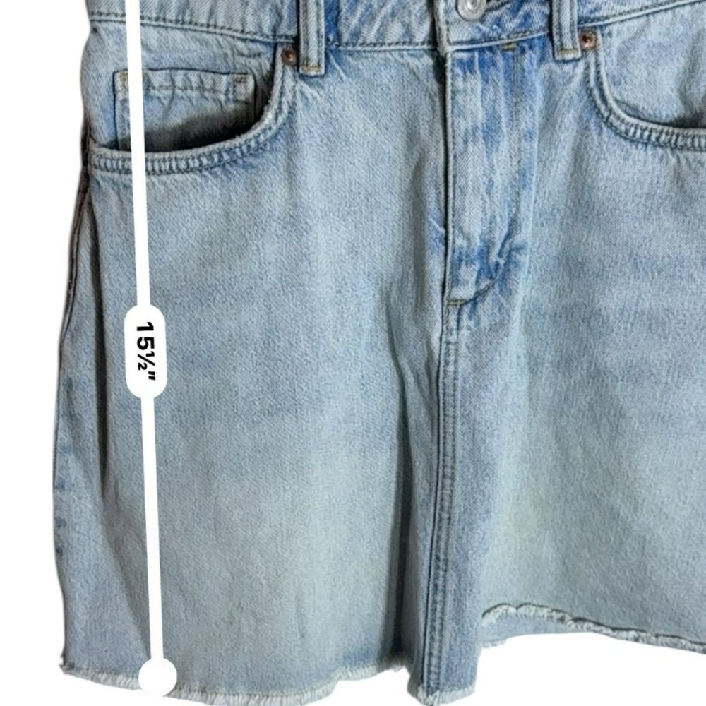 All Saints Denim Mini Skirt, NWT, US 4 - Picture 7 of 7